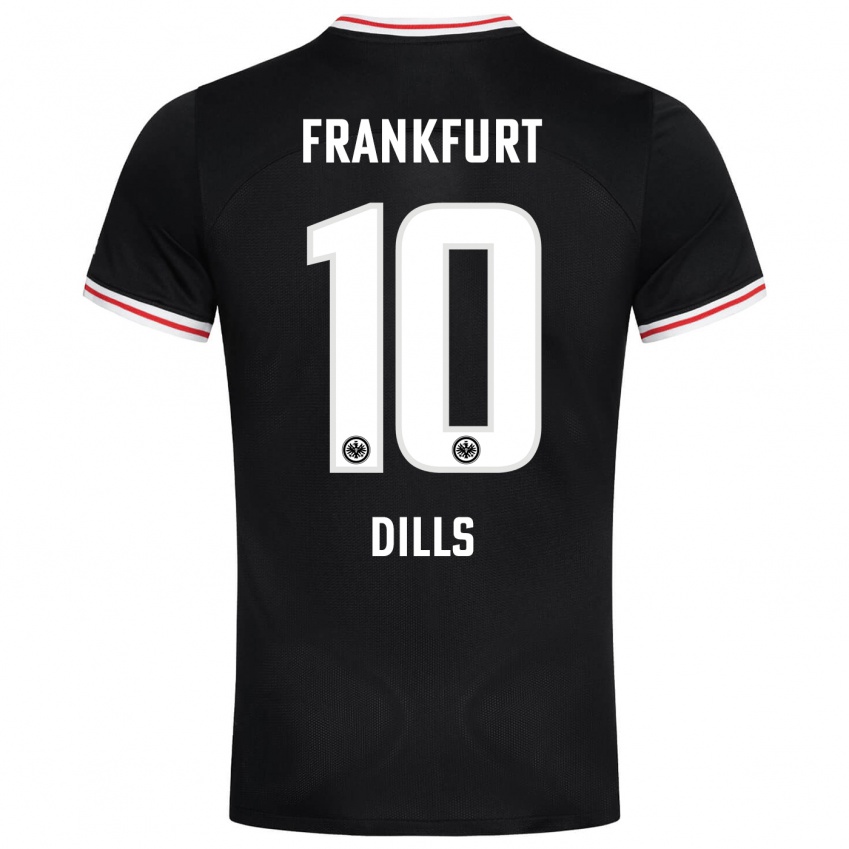 Herren Marvin Dills #10 Schwarz Auswärtstrikot Trikot 2023/24 T-Shirt Schweiz