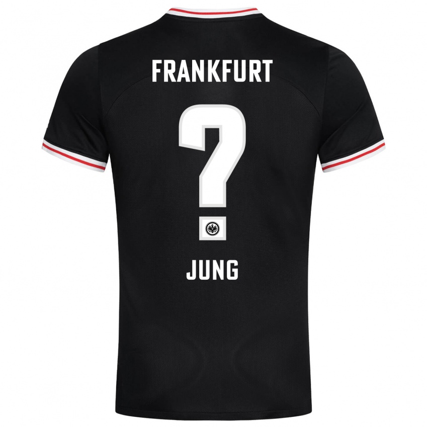 Herren Louis Jung #0 Schwarz Auswärtstrikot Trikot 2023/24 T-Shirt Schweiz