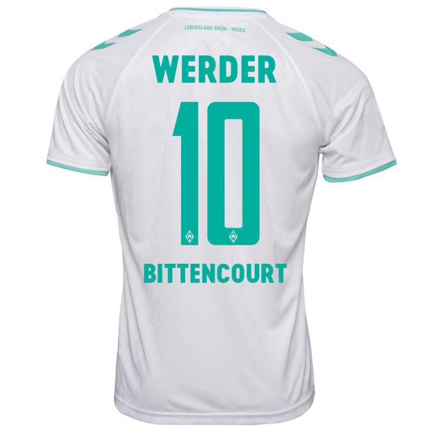 Herren Leonardo Bittencourt #10 Weiß Auswärtstrikot Trikot 2023/24 T-Shirt Schweiz