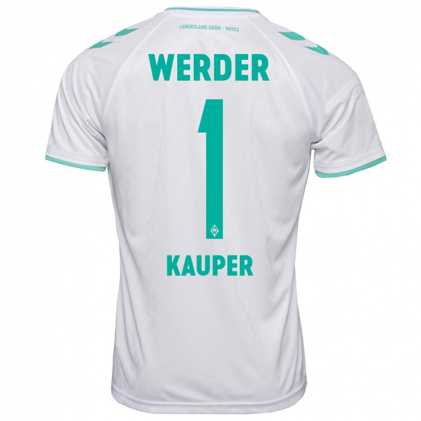 Herren Ben Käuper #1 Weiß Auswärtstrikot Trikot 2023/24 T-Shirt Schweiz