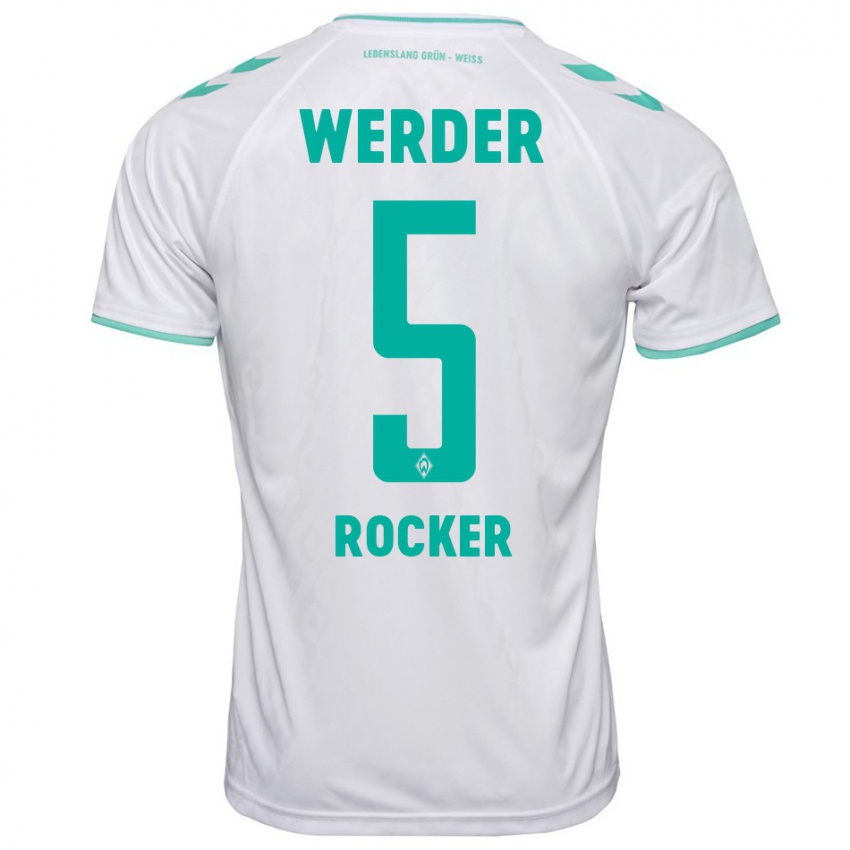 Herren Cimo Röcker #5 Weiß Auswärtstrikot Trikot 2023/24 T-Shirt Schweiz