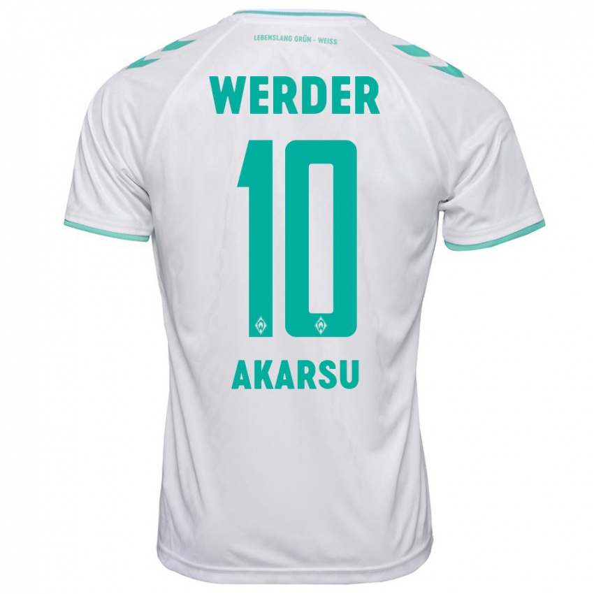 Herren Mikail Bura Akarsu #10 Weiß Auswärtstrikot Trikot 2023/24 T-Shirt Schweiz