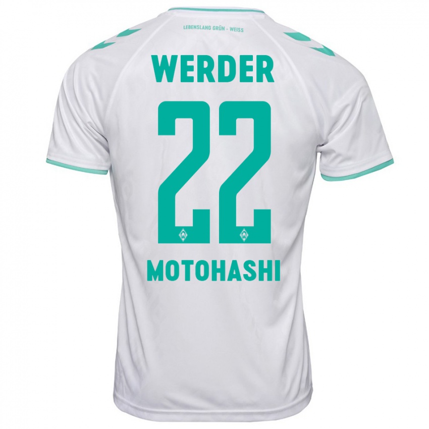 Herren Yuzuki Motohashi #22 Weiß Auswärtstrikot Trikot 2023/24 T-Shirt Schweiz