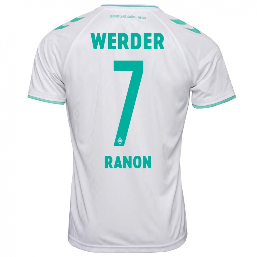 Herren Yuval Ranon #7 Weiß Auswärtstrikot Trikot 2023/24 T-Shirt Schweiz