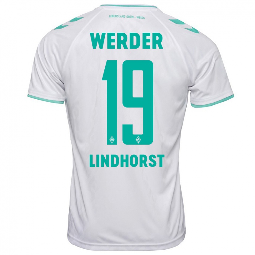 Herren Jerrit Lindhorst #19 Weiß Auswärtstrikot Trikot 2023/24 T-Shirt Schweiz