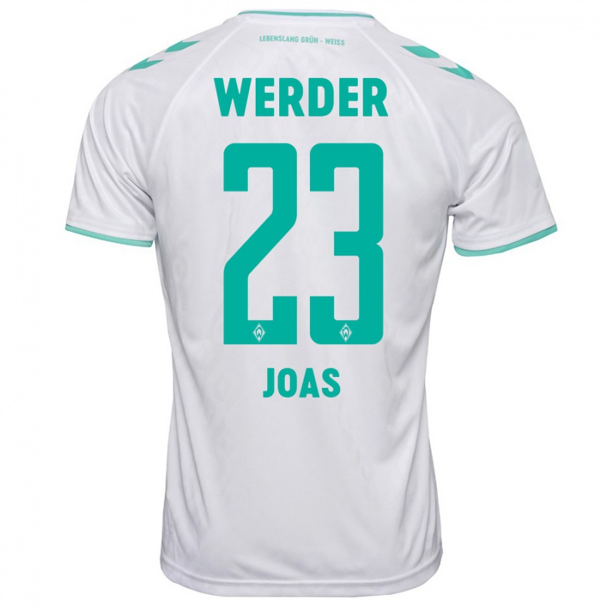 Herren Julius Joas #23 Weiß Auswärtstrikot Trikot 2023/24 T-Shirt Schweiz