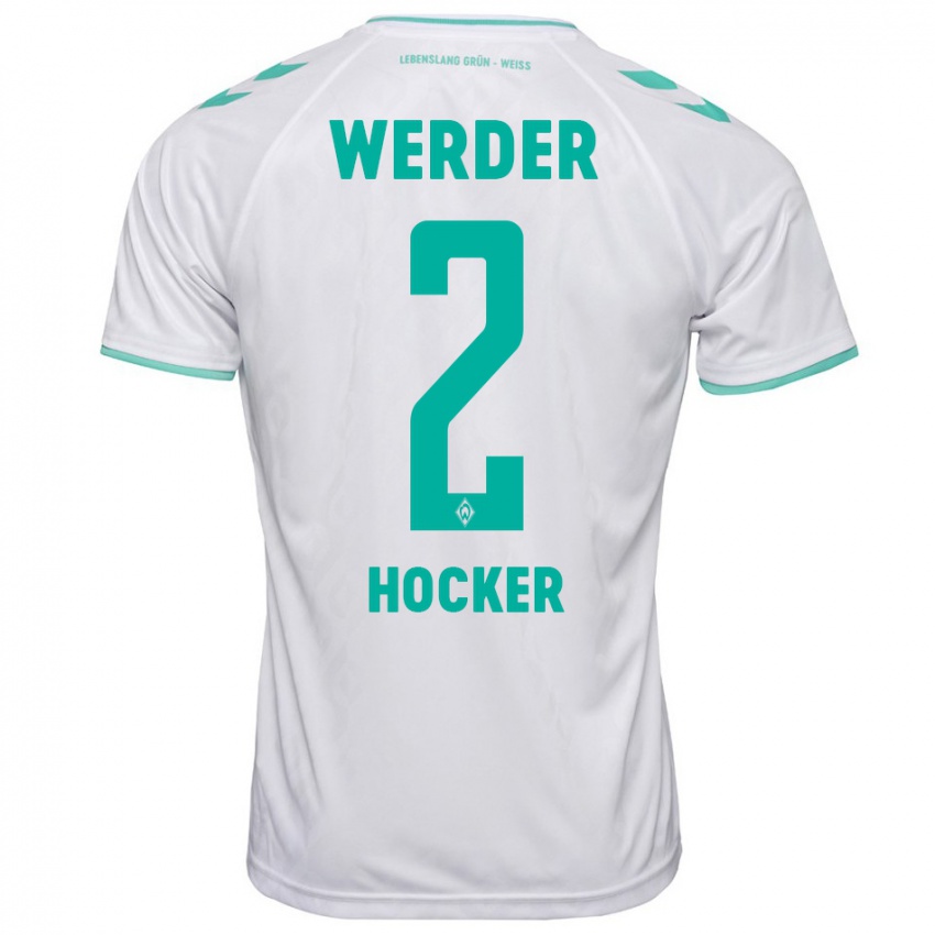 Herren Luca Höcker #2 Weiß Auswärtstrikot Trikot 2023/24 T-Shirt Schweiz