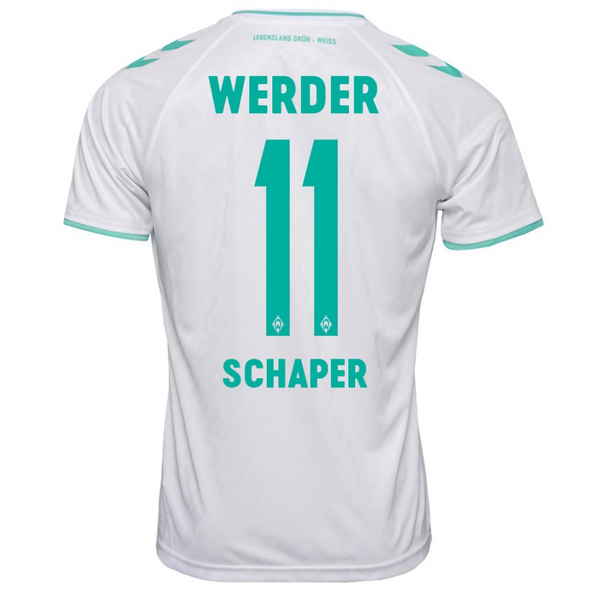 Herren Wilken Schaper #11 Weiß Auswärtstrikot Trikot 2023/24 T-Shirt Schweiz