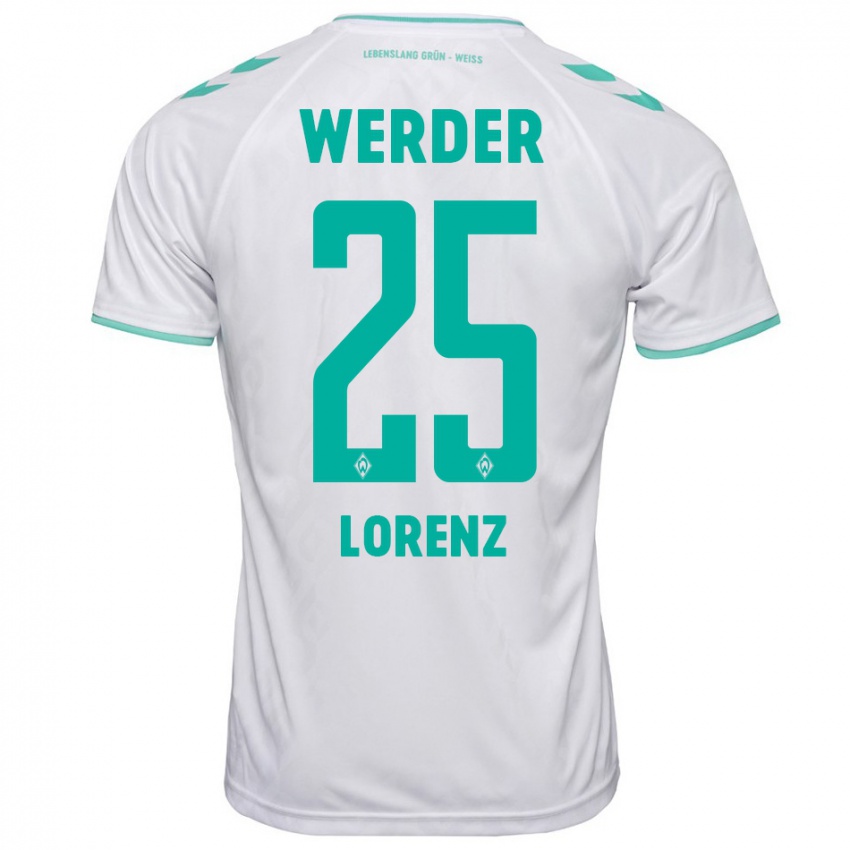 Herren Jacob Lorenz #25 Weiß Auswärtstrikot Trikot 2023/24 T-Shirt Schweiz