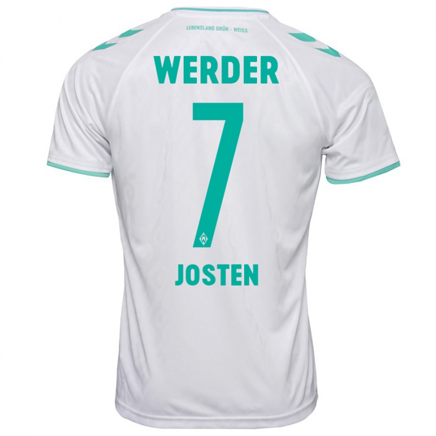 Herren Lisa Josten #7 Weiß Auswärtstrikot Trikot 2023/24 T-Shirt Schweiz