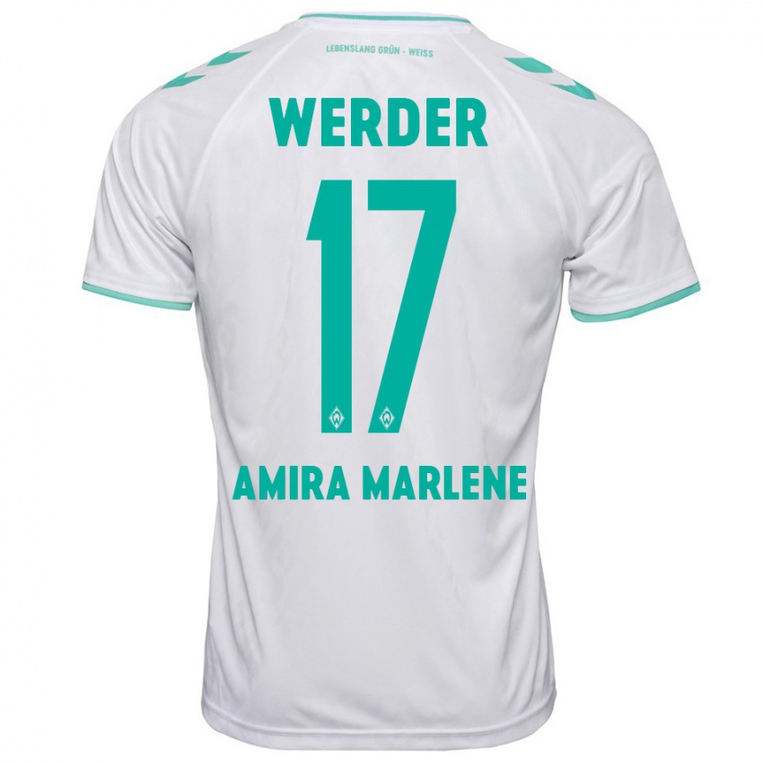 Herren Amira Marlene Dahl #17 Weiß Auswärtstrikot Trikot 2023/24 T-Shirt Schweiz