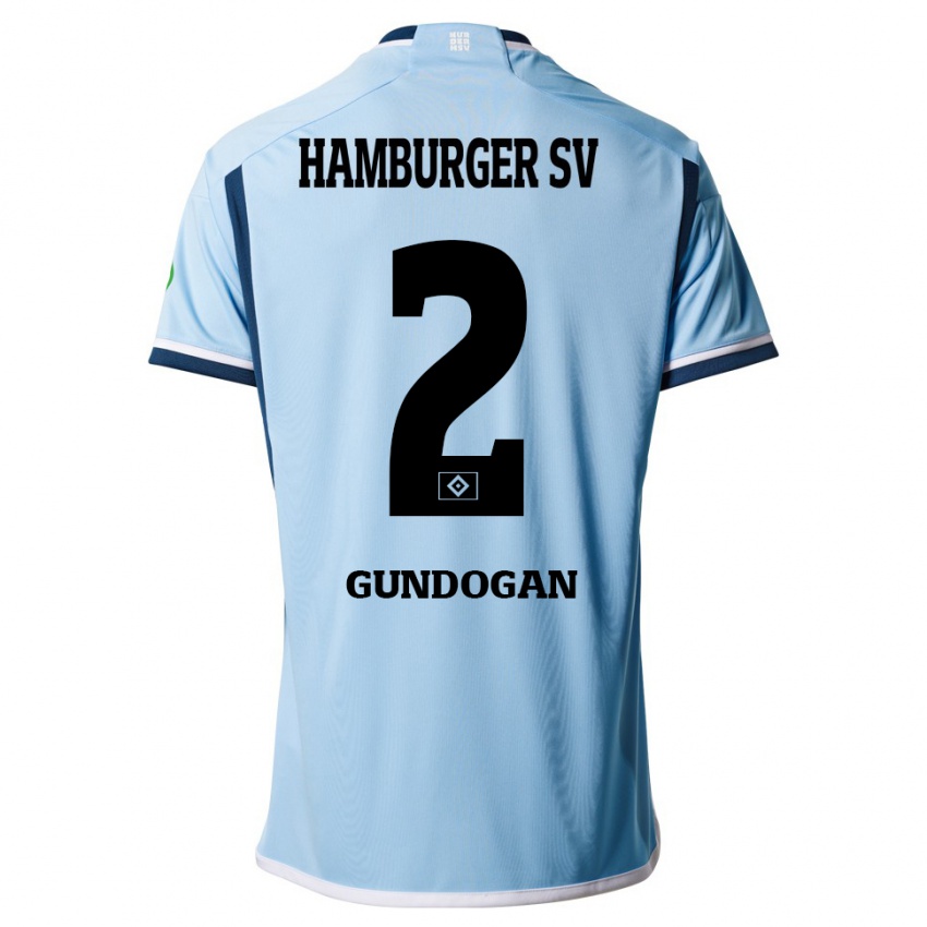 Herren Haci Gündogan #2 Blau Auswärtstrikot Trikot 2023/24 T-Shirt Schweiz