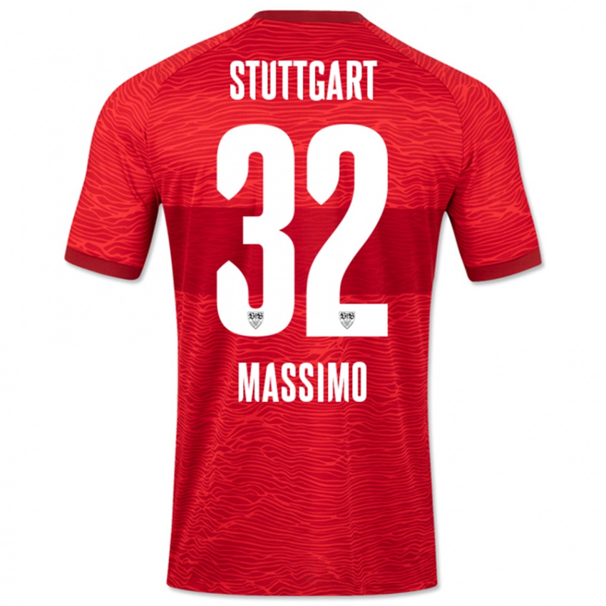 Herren Roberto Massimo #32 Rot Auswärtstrikot Trikot 2023/24 T-Shirt Schweiz