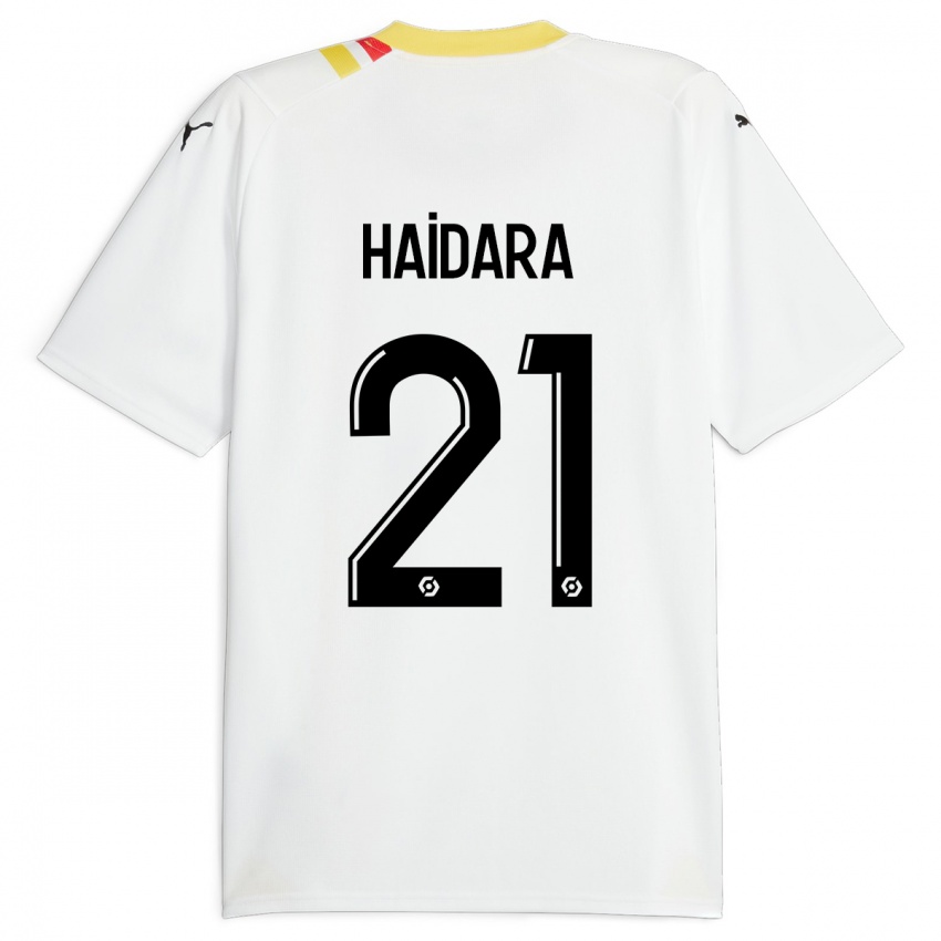 Herren Massadio Haidara #21 Schwarz Auswärtstrikot Trikot 2023/24 T-Shirt Schweiz