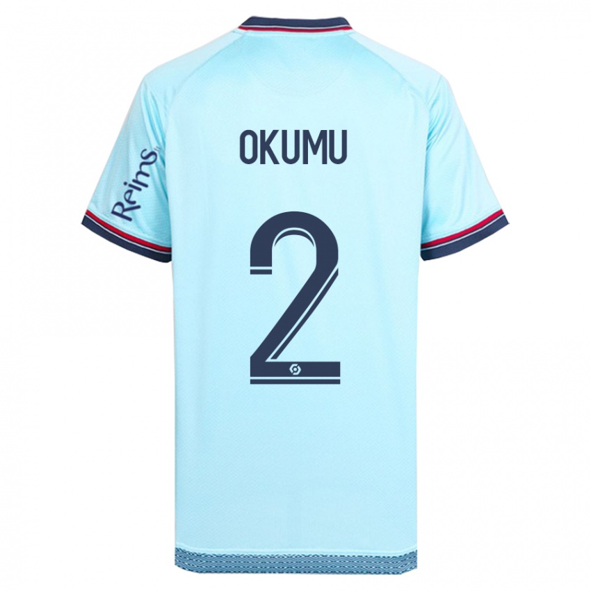 Herren Joseph Okumu #2 Himmelblau Auswärtstrikot Trikot 2023/24 T-Shirt Schweiz