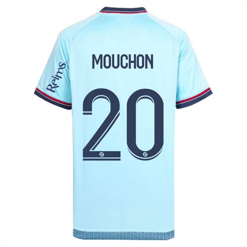 Herren Noemie Mouchon #20 Himmelblau Auswärtstrikot Trikot 2023/24 T-Shirt Schweiz