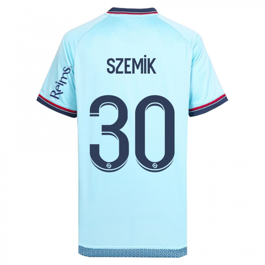 Herren Kinga Szemik #30 Himmelblau Auswärtstrikot Trikot 2023/24 T-Shirt Schweiz