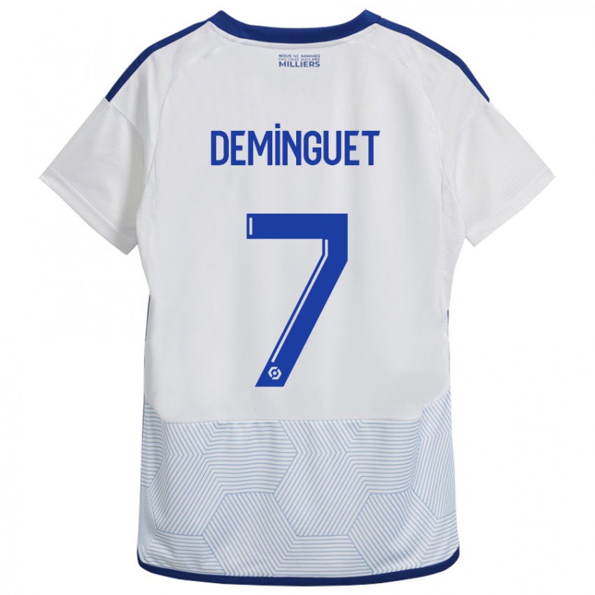 Herren Jessy Deminguet #7 Weiß Auswärtstrikot Trikot 2023/24 T-Shirt Schweiz