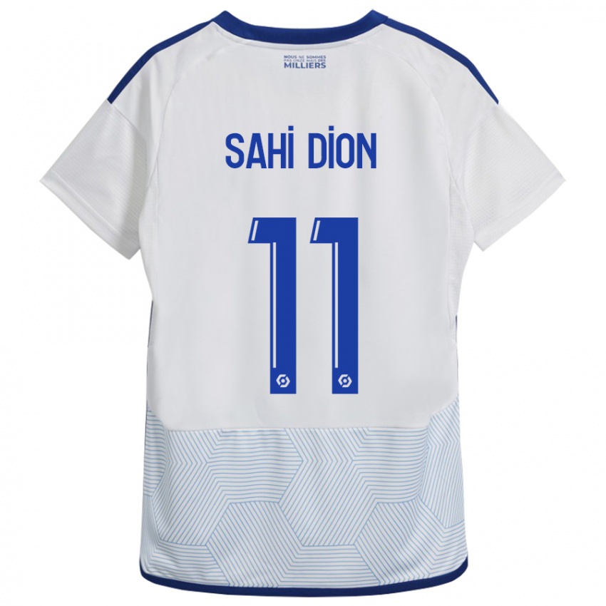 Herren Moïse Sahi Dion #11 Weiß Auswärtstrikot Trikot 2023/24 T-Shirt Schweiz