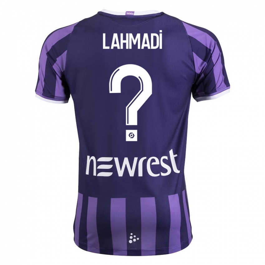 Herren Noah Lahmadi #0 Lila Auswärtstrikot Trikot 2023/24 T-Shirt Schweiz