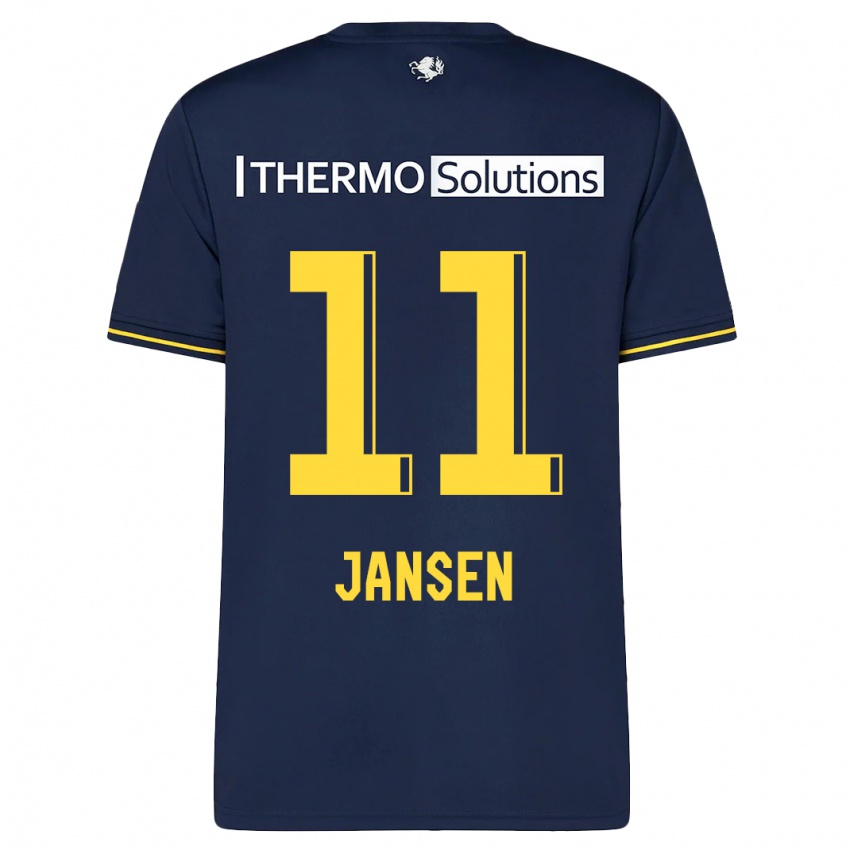 Herren Renate Jansen #11 Marine Auswärtstrikot Trikot 2023/24 T-Shirt Schweiz