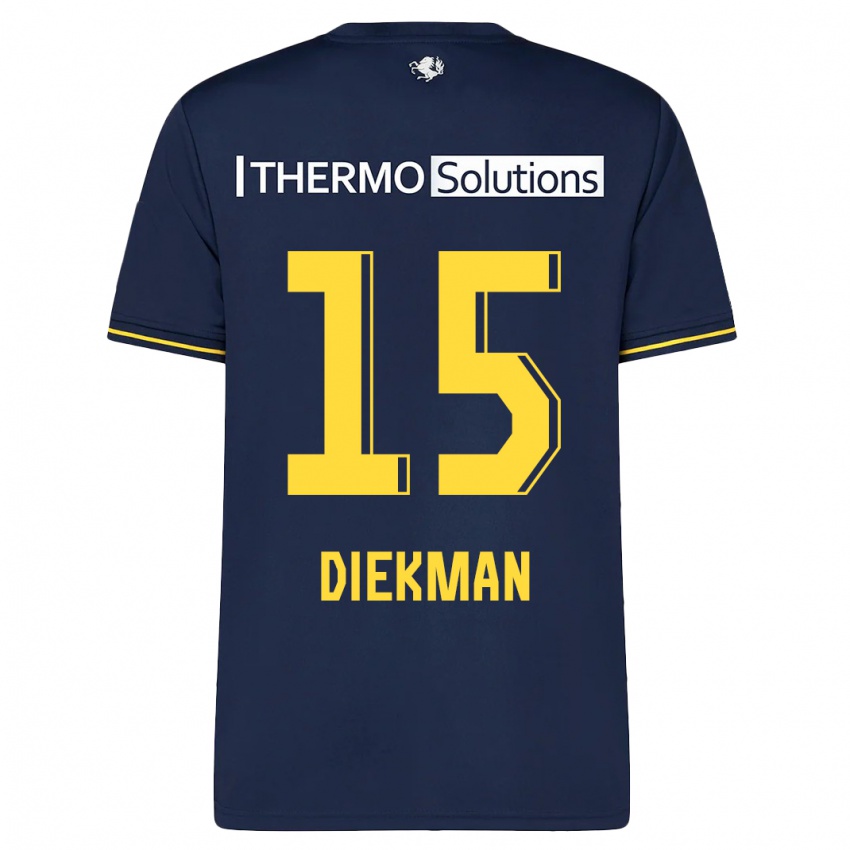 Herren Jill Diekman #15 Marine Auswärtstrikot Trikot 2023/24 T-Shirt Schweiz