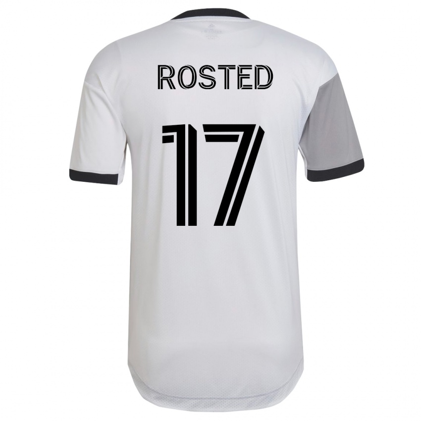 Herren Sigurd Rosted #17 Weiß Auswärtstrikot Trikot 2023/24 T-Shirt Schweiz