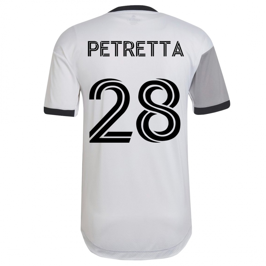 Herren Raoul Petretta #28 Weiß Auswärtstrikot Trikot 2023/24 T-Shirt Schweiz
