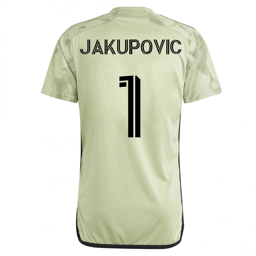 Herren Eldin Jakupovic #1 Grün Auswärtstrikot Trikot 2023/24 T-Shirt Schweiz