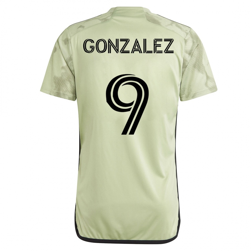 Herren Mario Gonzalez #9 Grün Auswärtstrikot Trikot 2023/24 T-Shirt Schweiz