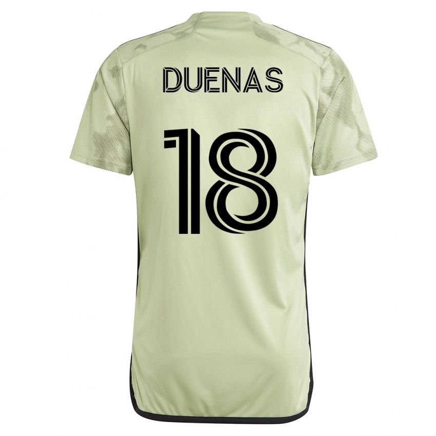 Herren Érik Dueñas #18 Grün Auswärtstrikot Trikot 2023/24 T-Shirt Schweiz