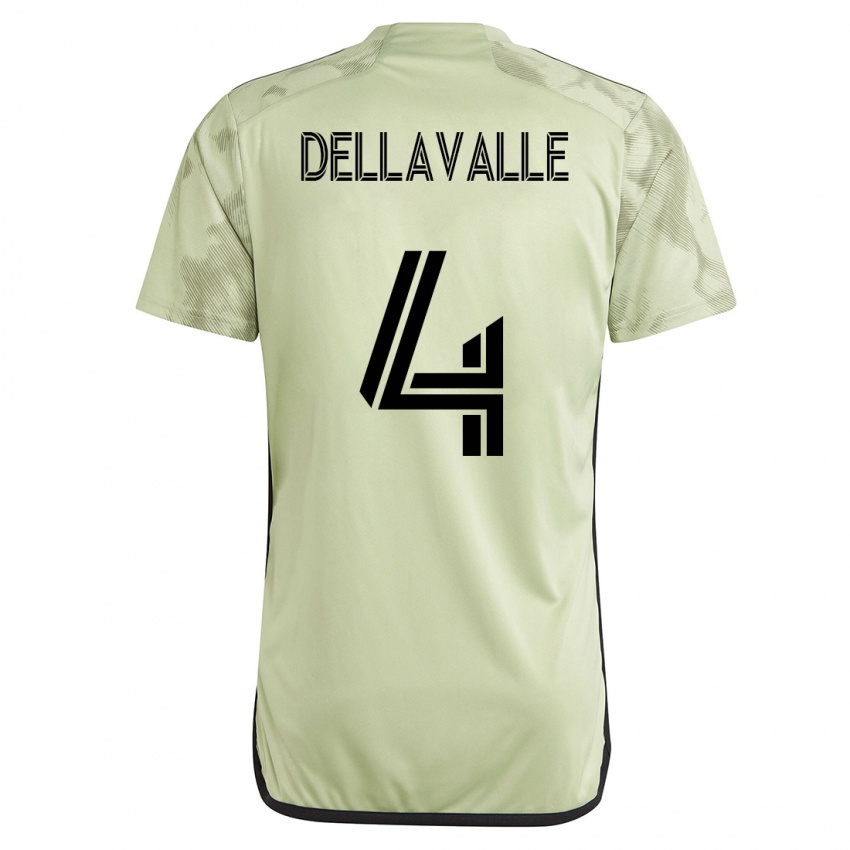 Herren Lorenzo Dellavalle #4 Grün Auswärtstrikot Trikot 2023/24 T-Shirt Schweiz