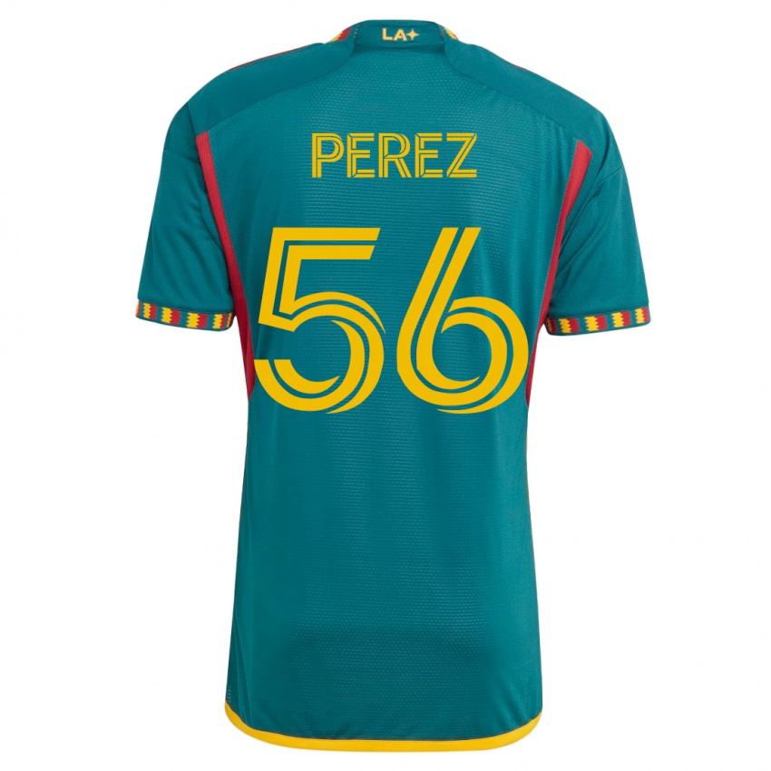 Herren Jonathan Pérez #56 Grün Auswärtstrikot Trikot 2023/24 T-Shirt Schweiz