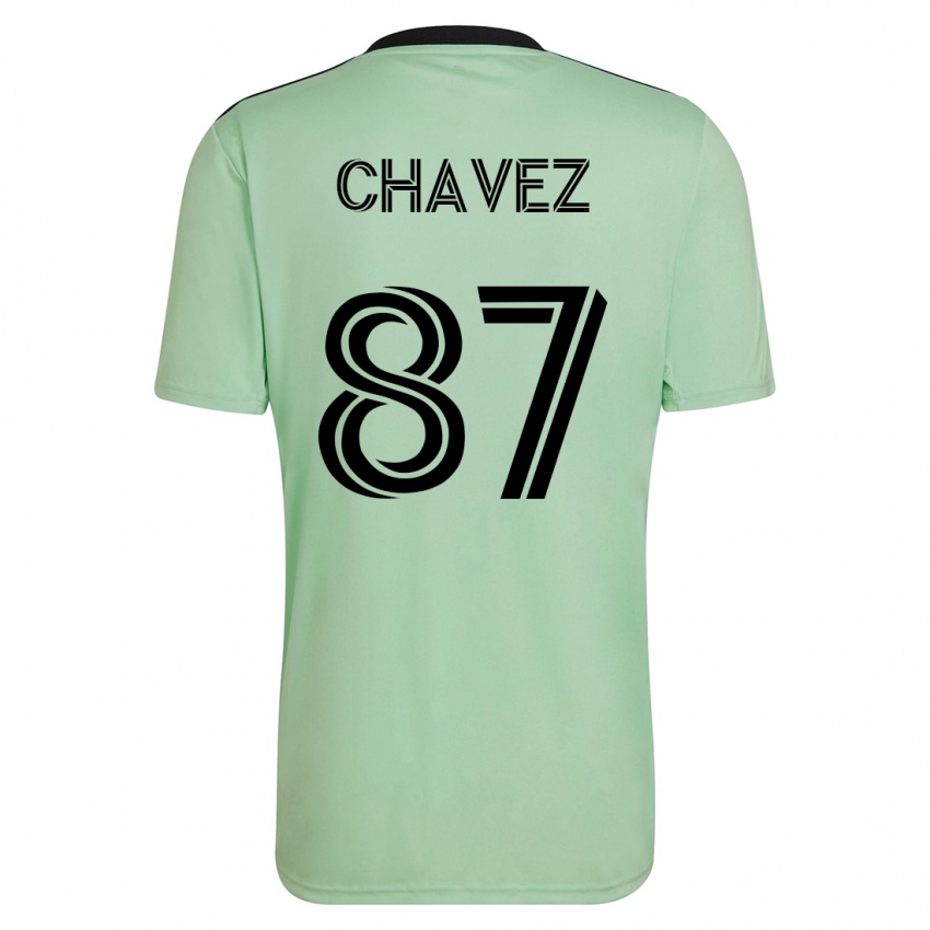 Herren Alfonso Ocampo-Chávez #87 Hellgrün Auswärtstrikot Trikot 2023/24 T-Shirt Schweiz