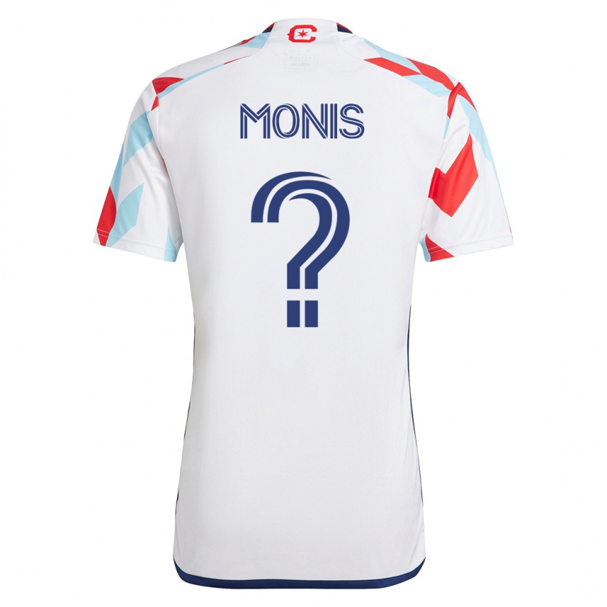 Herren Alex Monis #0 Weiß Blau Auswärtstrikot Trikot 2023/24 T-Shirt Schweiz