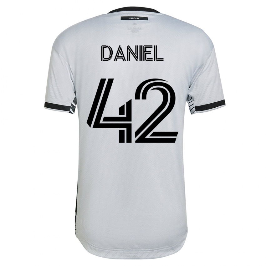 Herren Daniel #42 Weiß Auswärtstrikot Trikot 2023/24 T-Shirt Schweiz