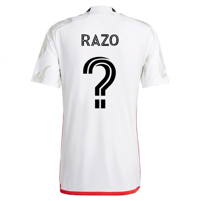 Herren Edgar Razo #0 Weiß Auswärtstrikot Trikot 2023/24 T-Shirt Schweiz