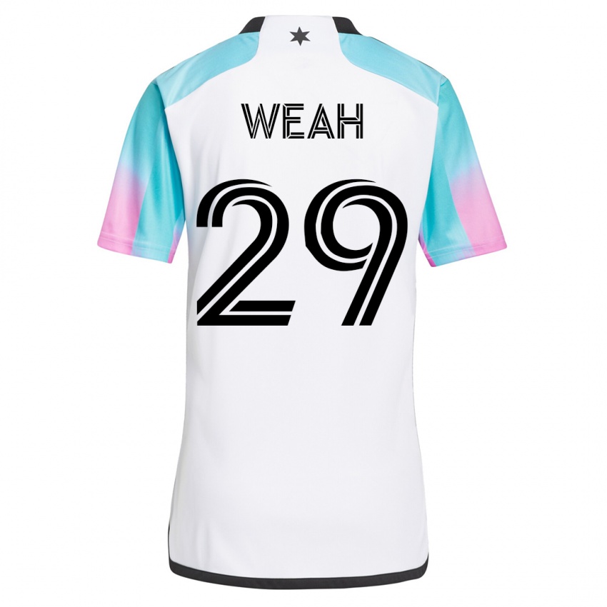 Herren Patrick Weah #29 Weiß Auswärtstrikot Trikot 2023/24 T-Shirt Schweiz