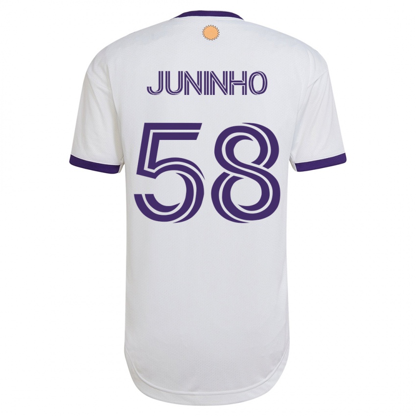 Herren Juninho #58 Weiß Auswärtstrikot Trikot 2023/24 T-Shirt Schweiz