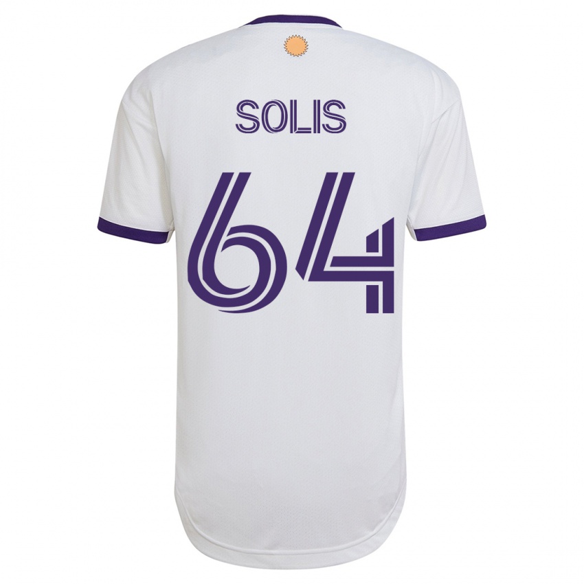 Herren Jhon Solís #64 Weiß Auswärtstrikot Trikot 2023/24 T-Shirt Schweiz