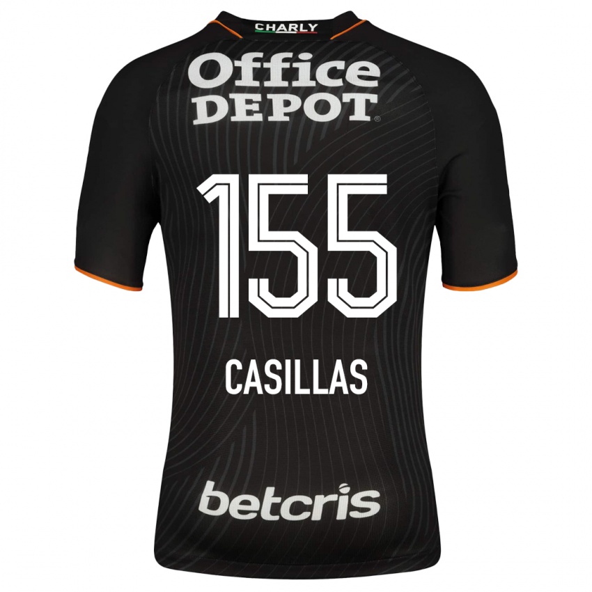 Herren Johan Casillas #155 Schwarz Auswärtstrikot Trikot 2023/24 T-Shirt Schweiz