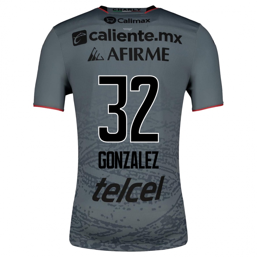 Homme Maillot Carlos Gonzalez #32 Gris Tenues Extérieur 2023/24 T-Shirt Suisse