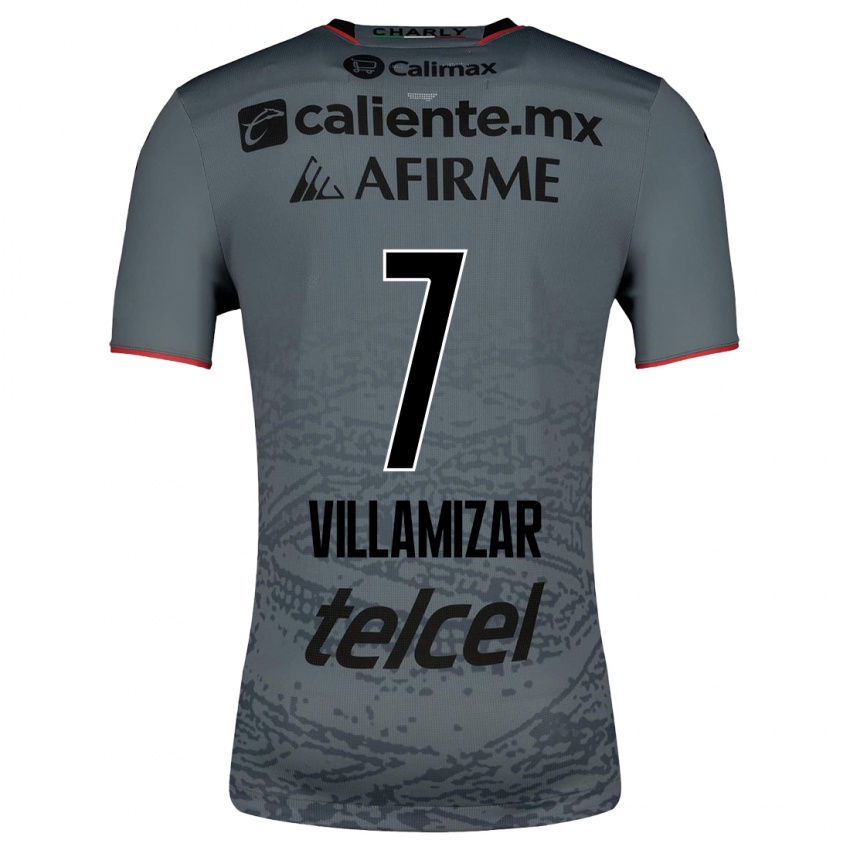 Homme Maillot Paola Villamizar #7 Gris Tenues Extérieur 2023/24 T-Shirt Suisse