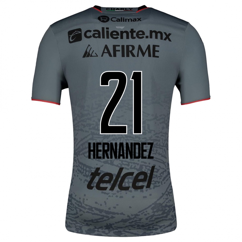 Homme Maillot Inglis Hernandez #21 Gris Tenues Extérieur 2023/24 T-Shirt Suisse