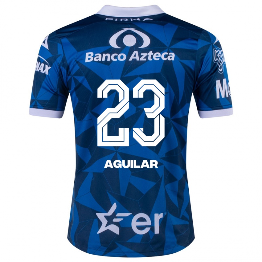Herren Daniel Aguilar #23 Blau Auswärtstrikot Trikot 2023/24 T-Shirt Schweiz
