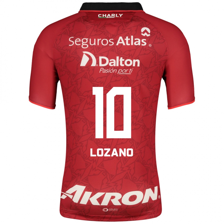 Herren Brian Lozano #10 Rot Auswärtstrikot Trikot 2023/24 T-Shirt Schweiz
