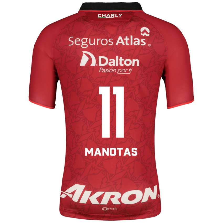 Herren Mauro Manotas #11 Rot Auswärtstrikot Trikot 2023/24 T-Shirt Schweiz
