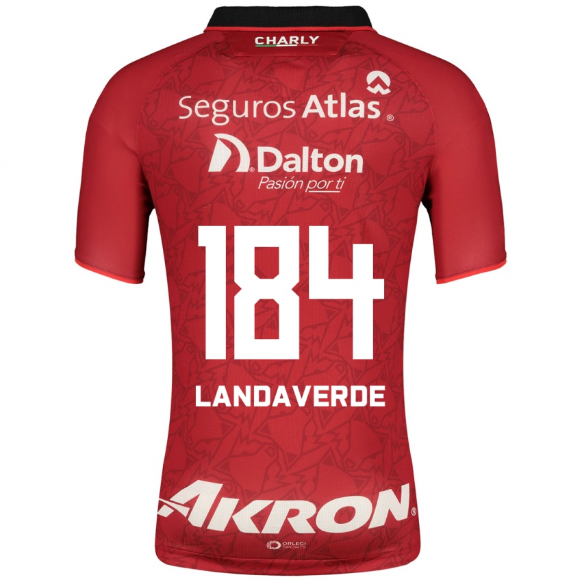 Herren Antero Landaverde #184 Rot Auswärtstrikot Trikot 2023/24 T-Shirt Schweiz