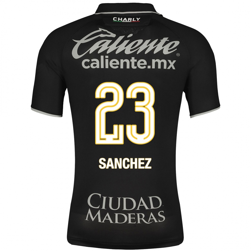 Herren Borja Sánchez #23 Schwarz Auswärtstrikot Trikot 2023/24 T-Shirt Schweiz