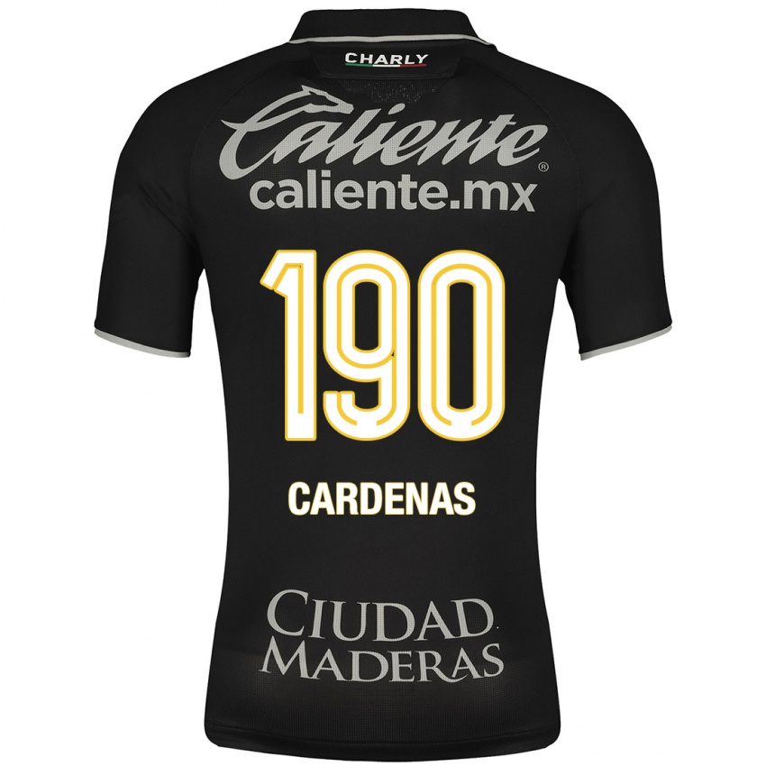 Herren Emilio Cárdenas #190 Schwarz Auswärtstrikot Trikot 2023/24 T-Shirt Schweiz
